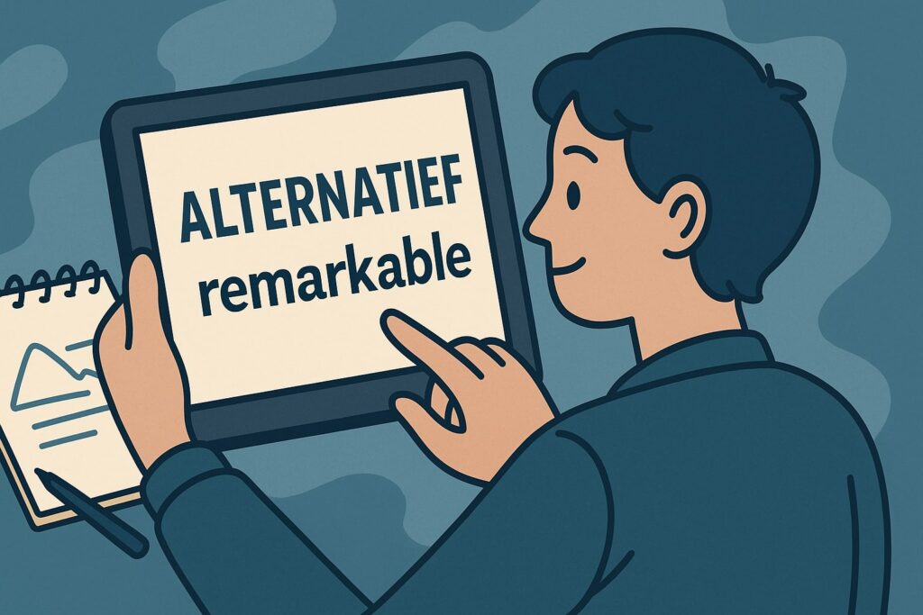 Alternatief remarkable: slimme keuzes voor ondernemers