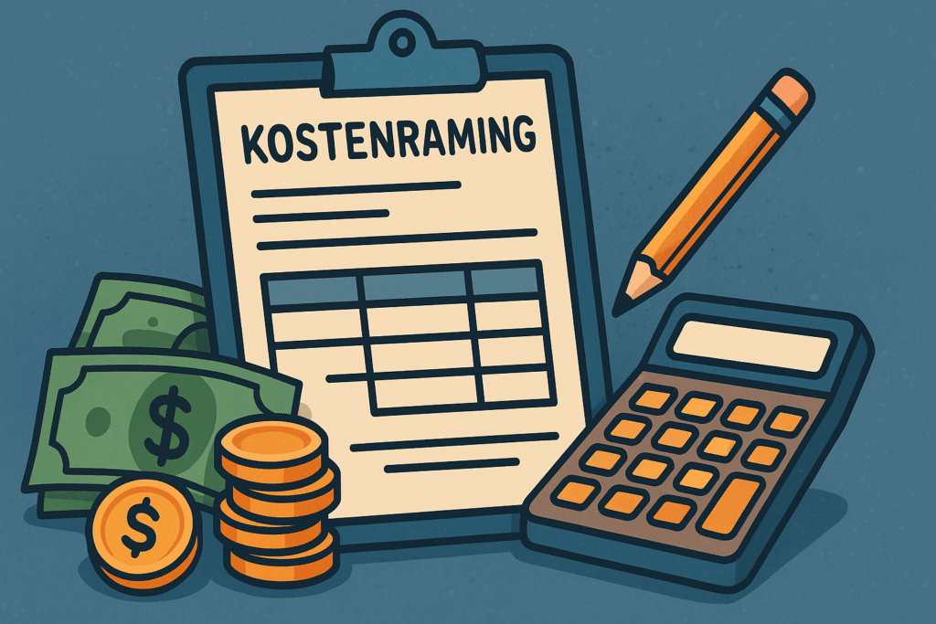 kostenraming voorbeeld