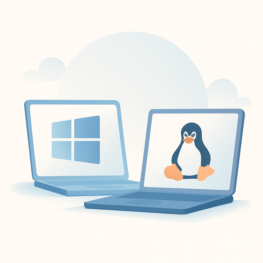 Verschil tussen Windows en Linux