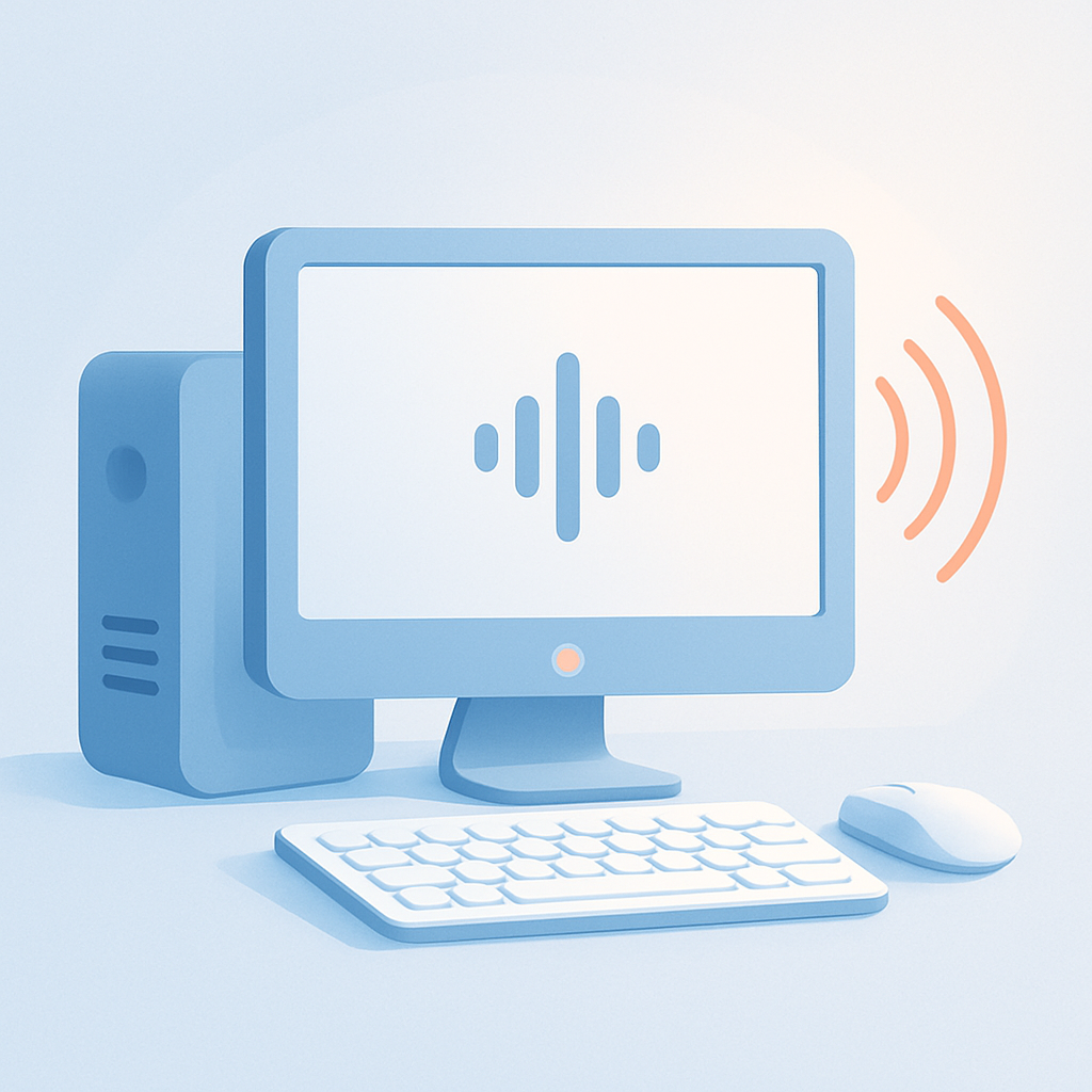 PC maakt geluid