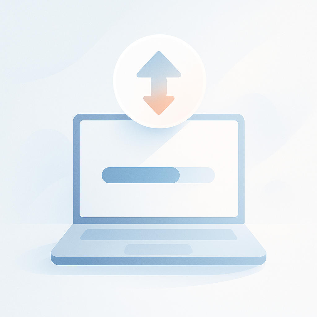 Upload­snelheid te laag