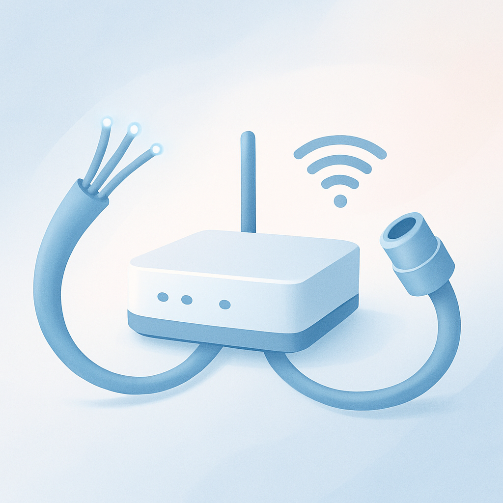 glasvezel vs kabel internet