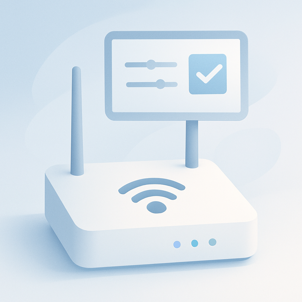 wifi router instellen